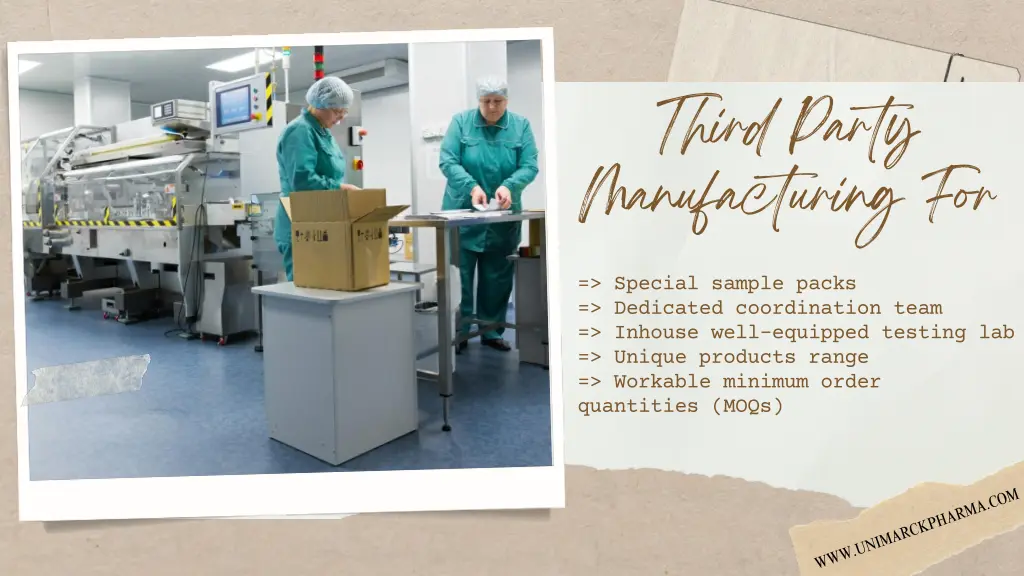 third party manufacturing for 1
