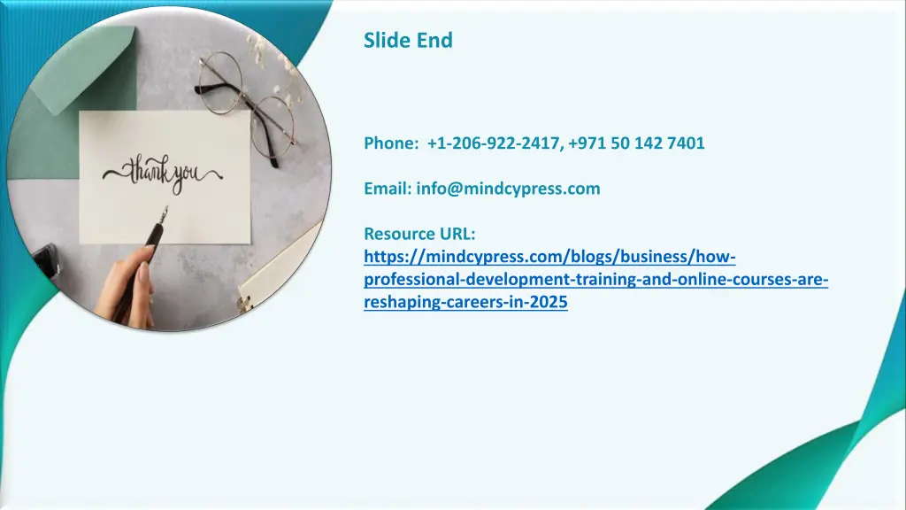 slide end