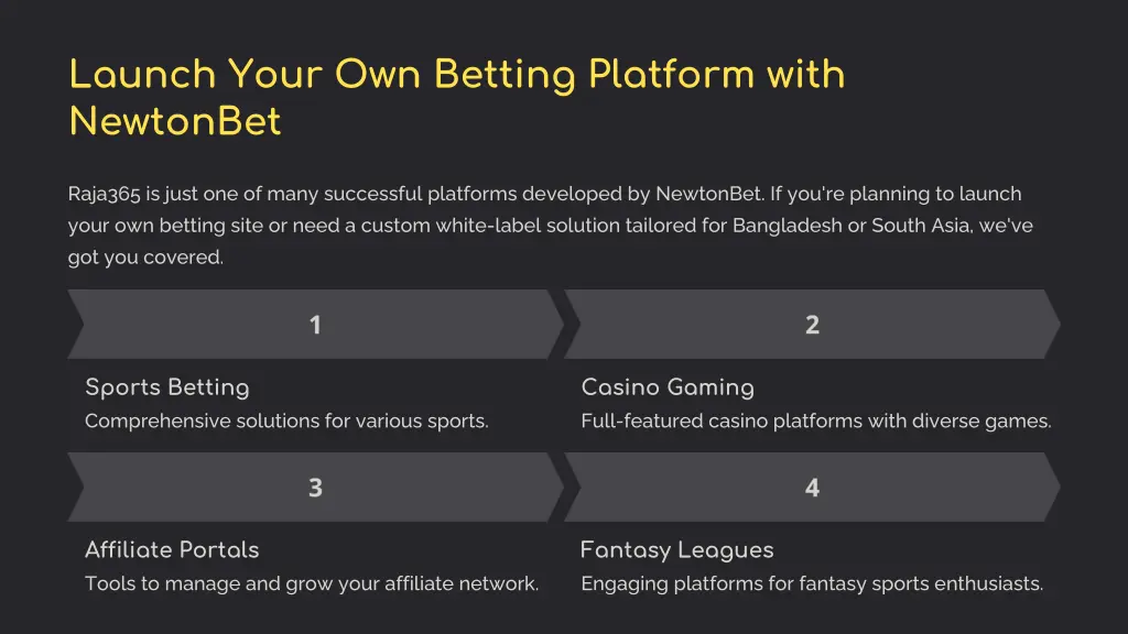 launch your own betting platform with newtonbet