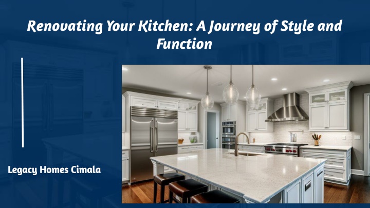 renovating your kitchen a journey of style