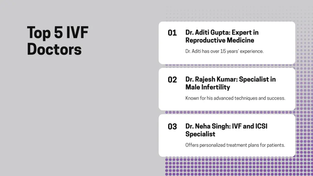 top 5 ivf doctors