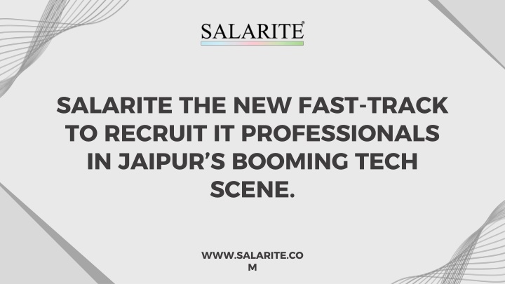 salarite the new fast track to recruit