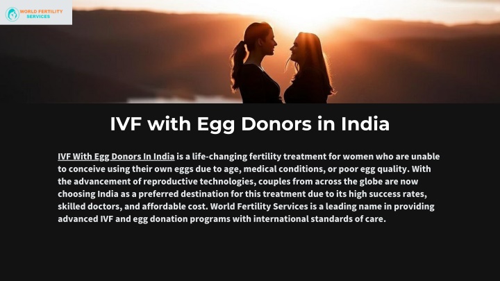 ivf with egg donors in india