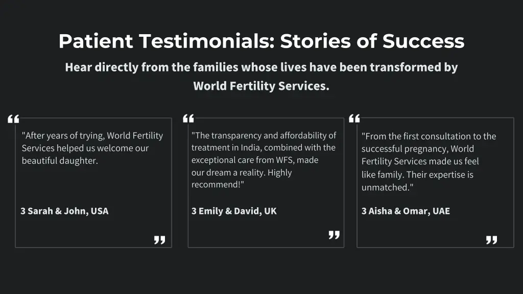 patient testimonials stories of success hear