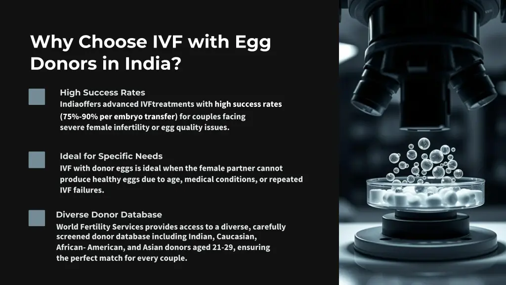 why choose ivf with egg donors in india high