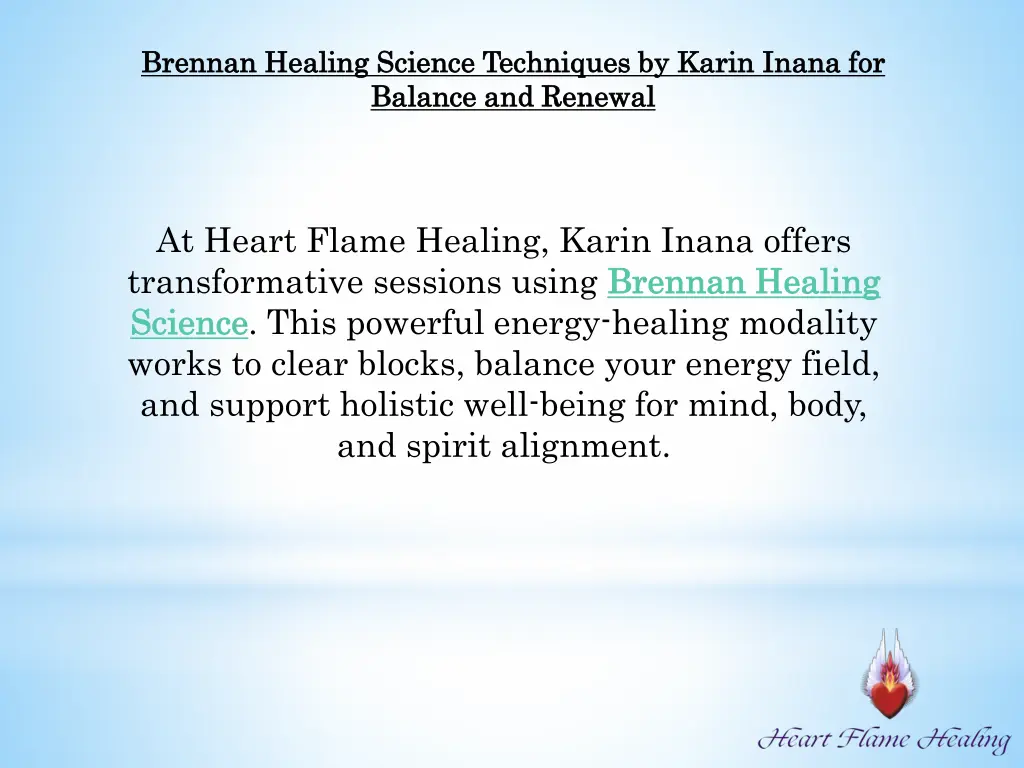 brennan healing science techniques by karin