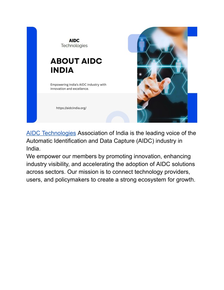 aidc technologies association of india
