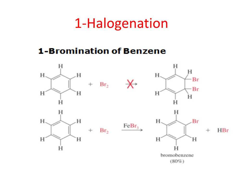 1 halogenation