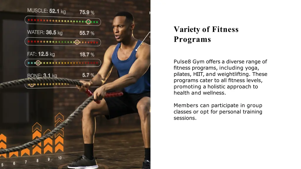 variety of fitness programs