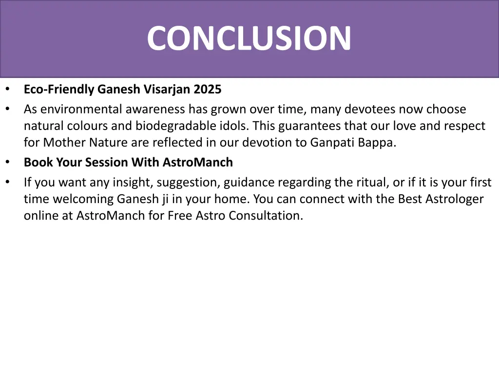 conclusion
