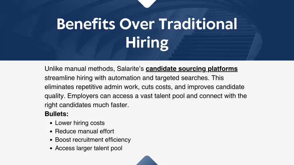 benefits over traditional hiring
