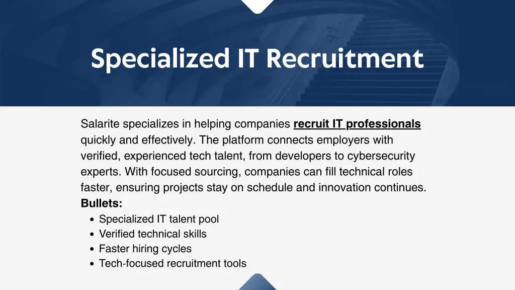 specialized it recruitment