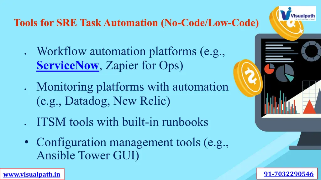 tools for sre task automation no code low code