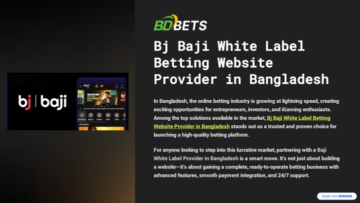 bj baji white label bj baji white label betting