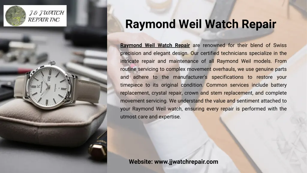 raymond weil watch repair