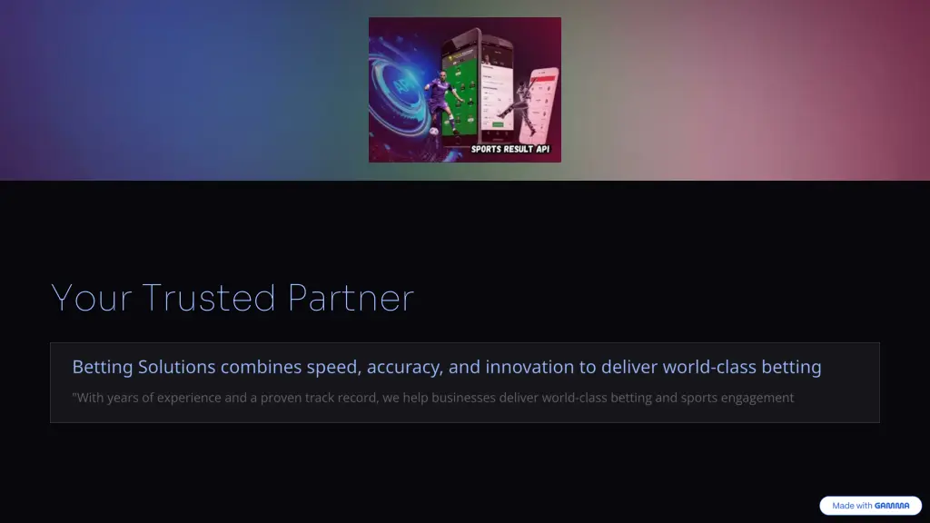your trusted partner
