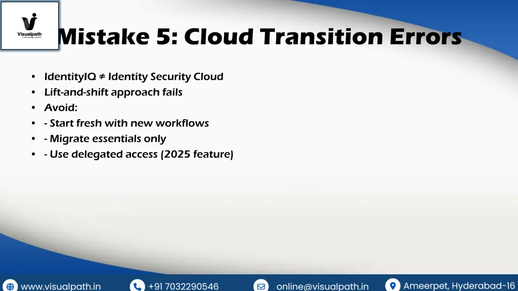 mistake 5 cloud transition errors