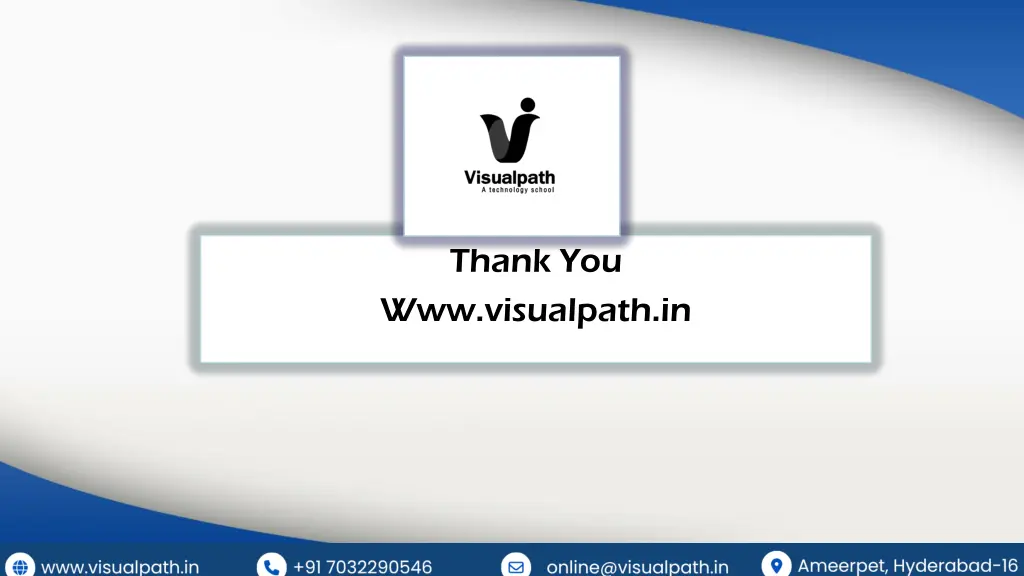 thank you www visualpath in