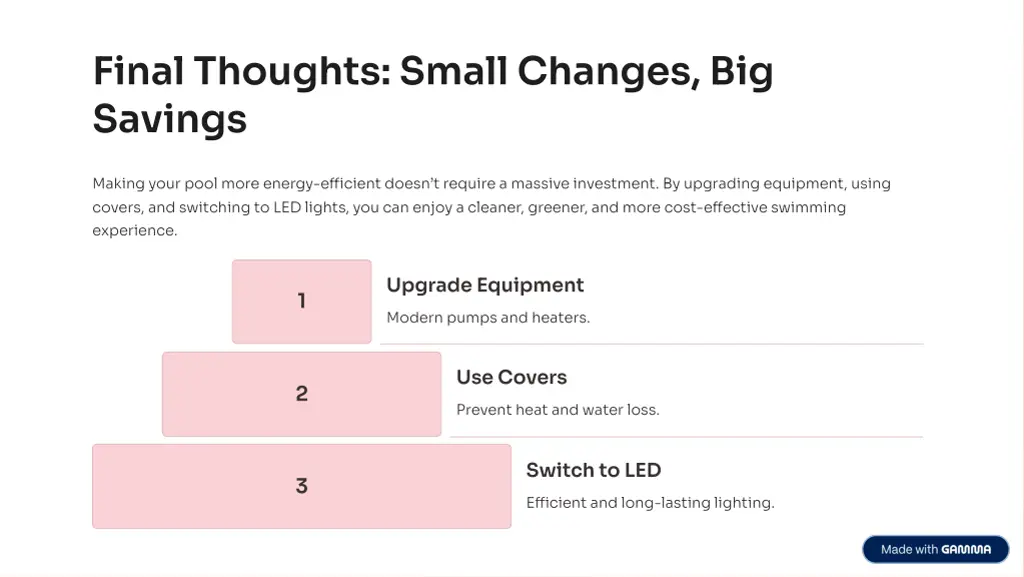 final thoughts small changes big savings