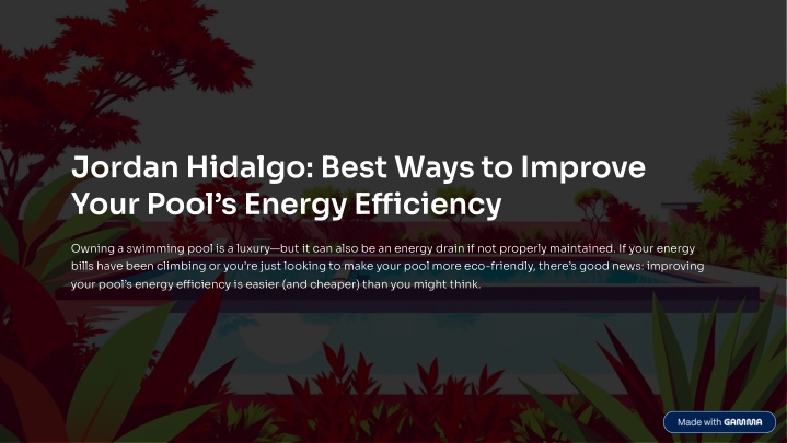 jordan hidalgo best ways to improve your pool9s