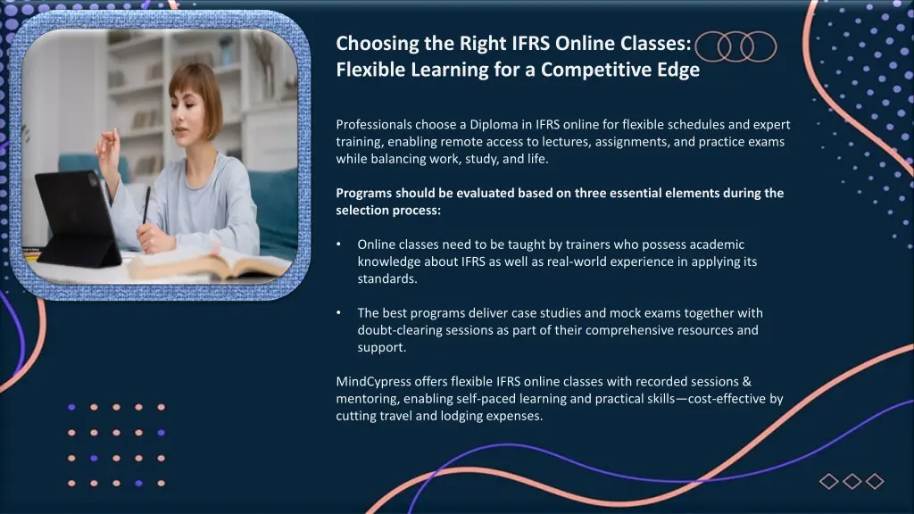 choosing the right ifrs online classes flexible