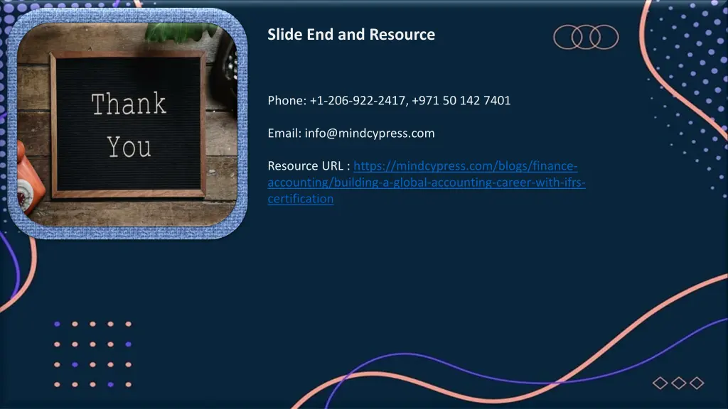 slide end and resource
