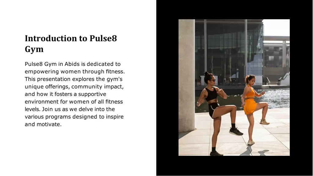 introduction to pulse8 gym