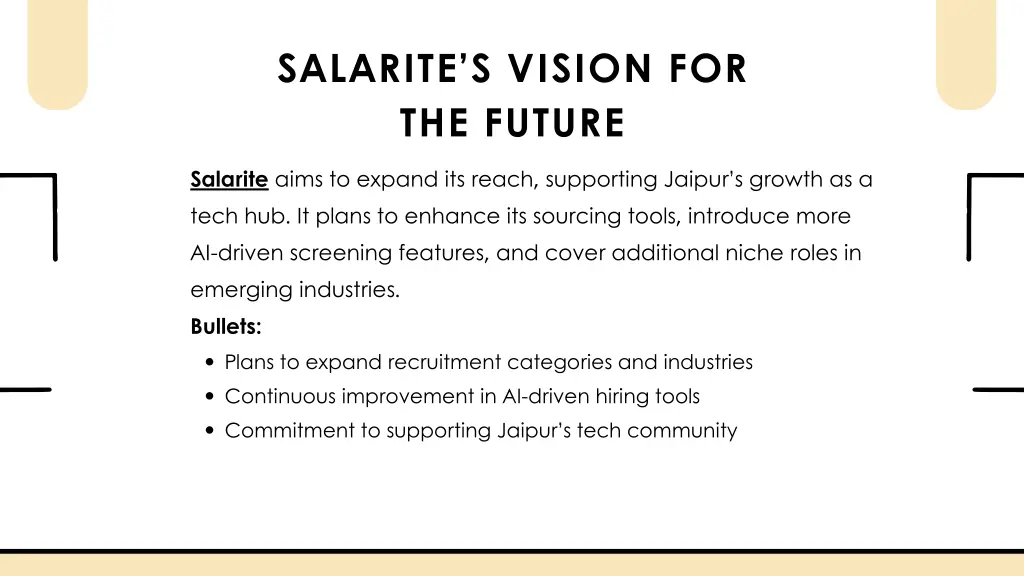 salarite s vision for the future
