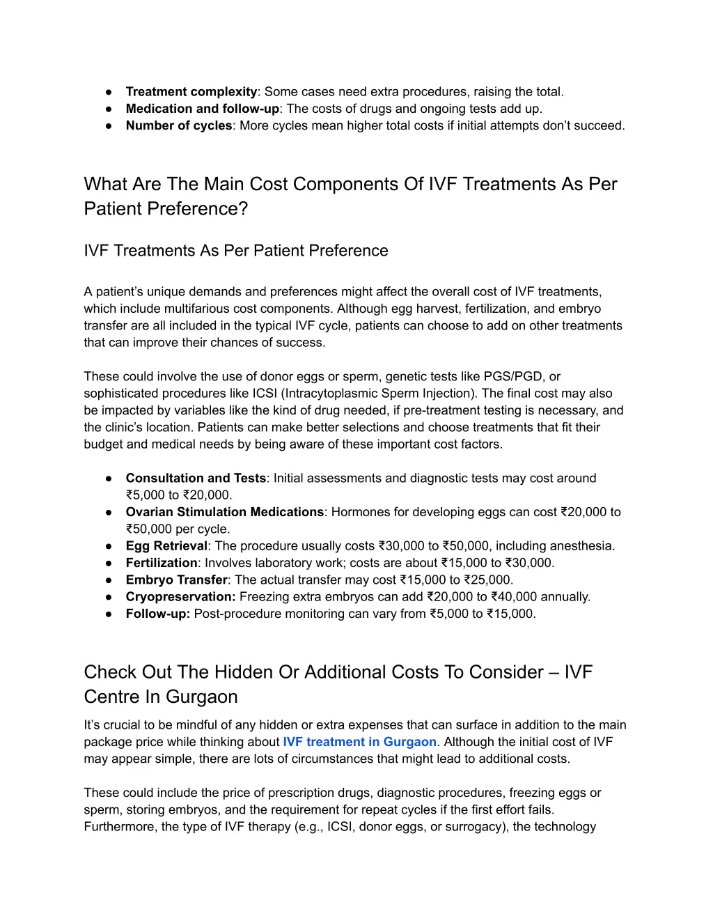 treatment complexity some cases need extra