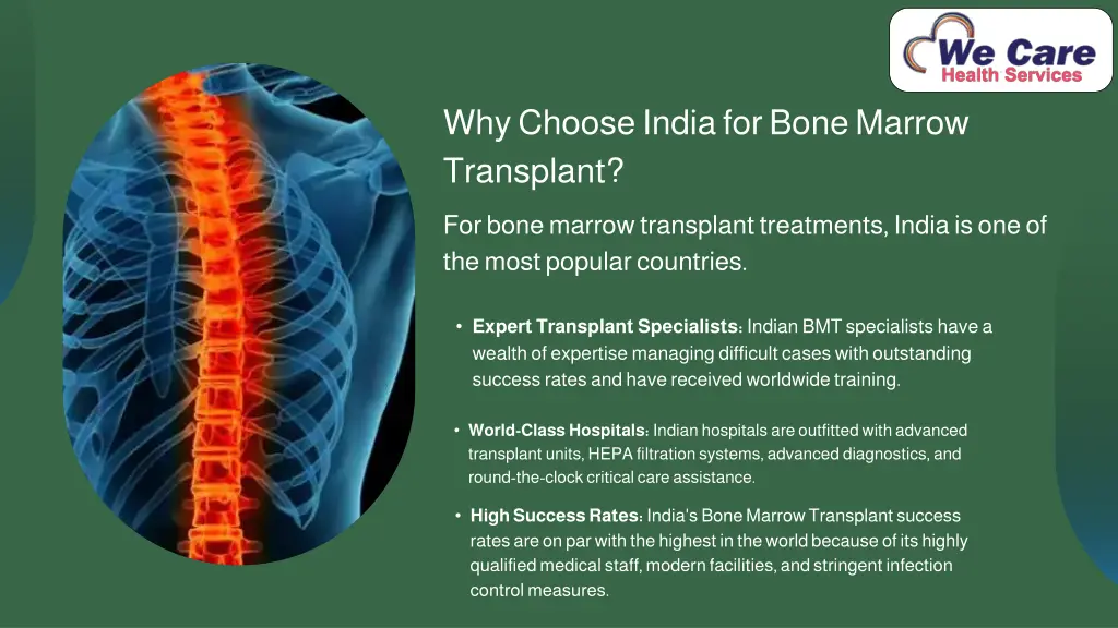 why choose india for bone marrow transplant
