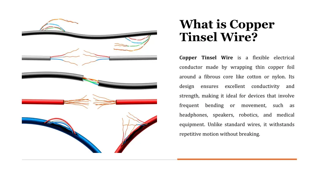 what is copper tinsel wire