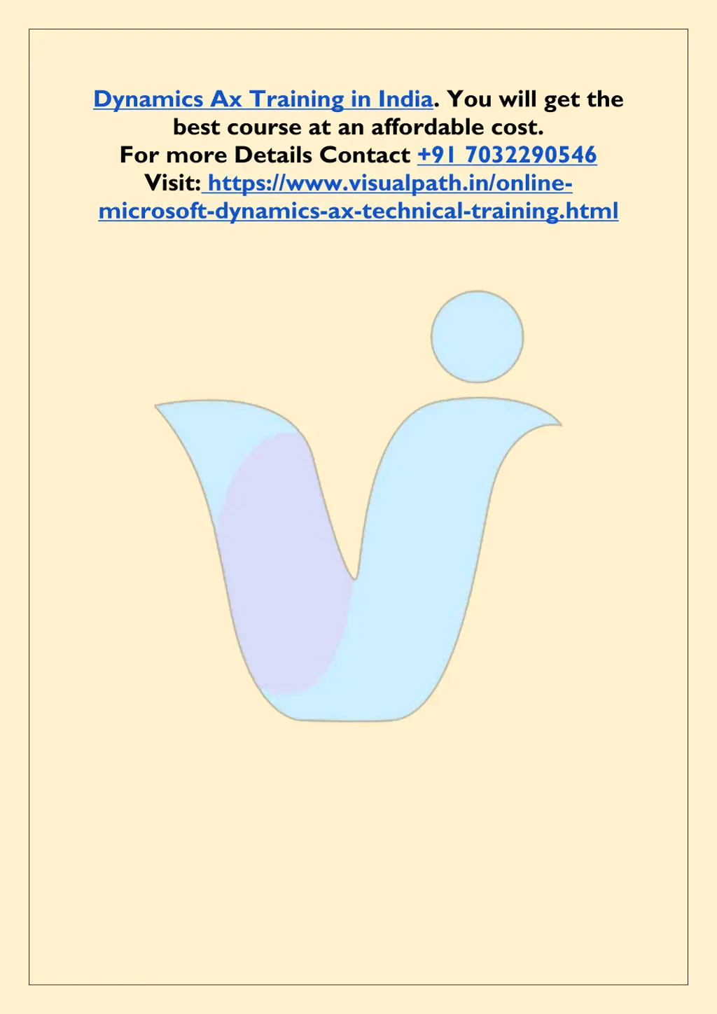 dynamics ax training in india you will