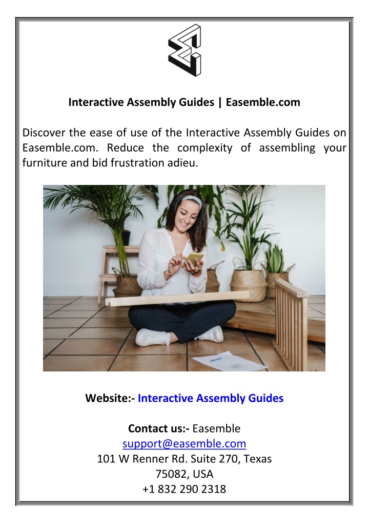 interactive assembly guides easemble com