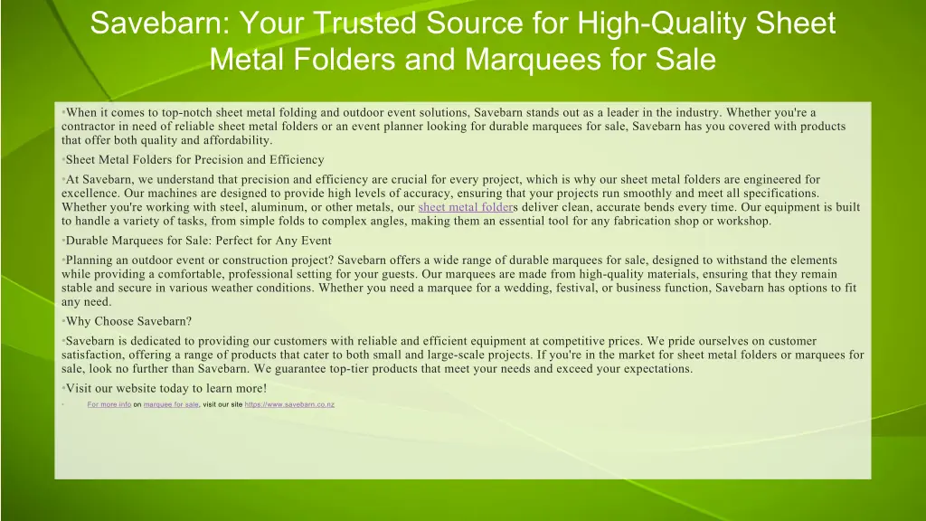 savebarn your trusted source for high quality
