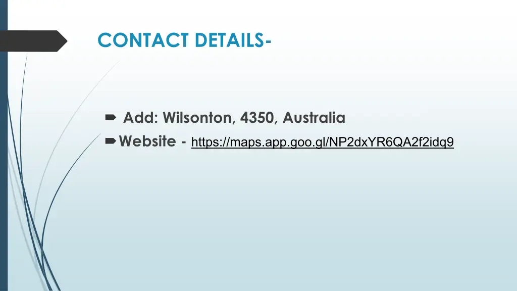 contact details