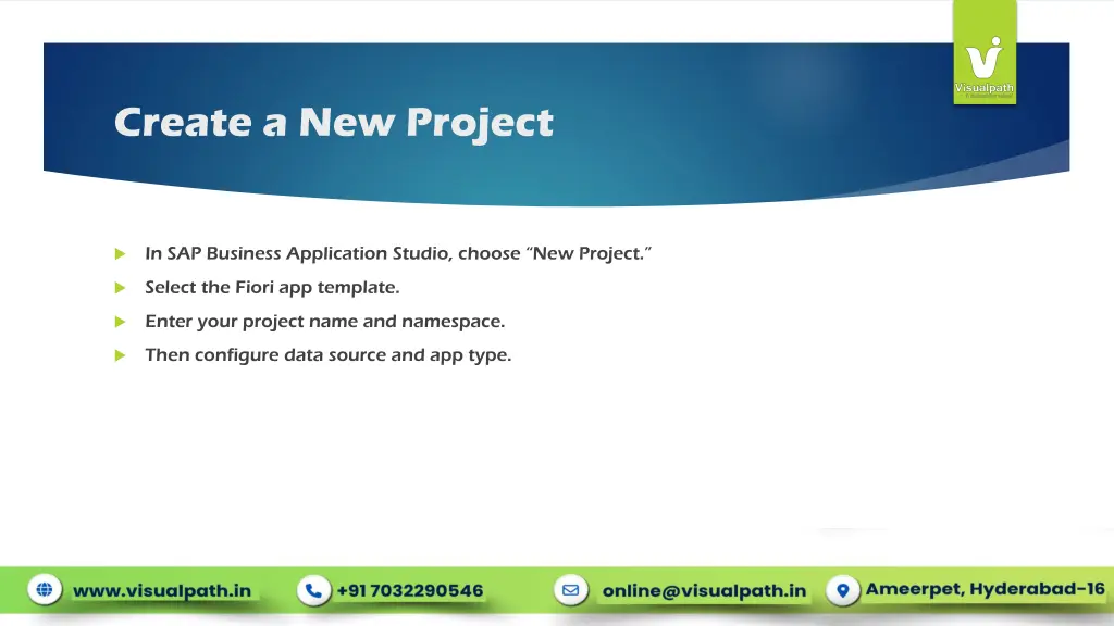 create a new project