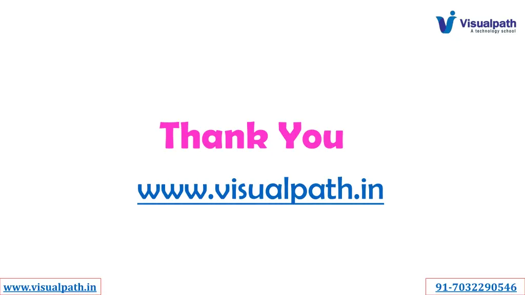 thank you www visualpath in