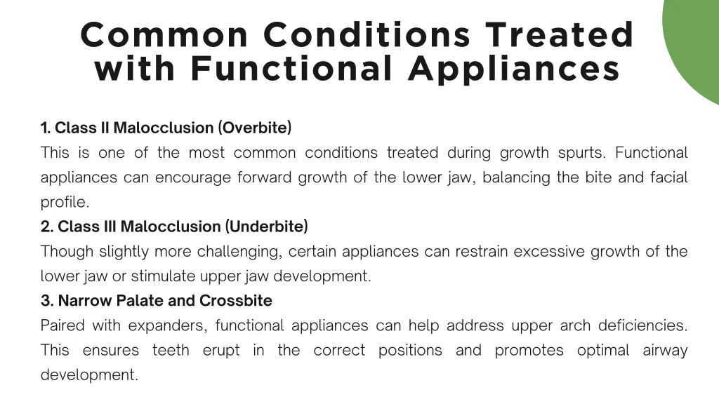 common conditions treated with functional