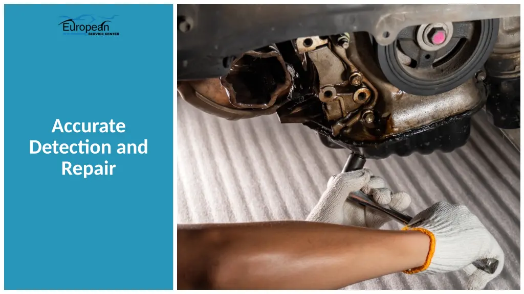 accurate detection and repair
