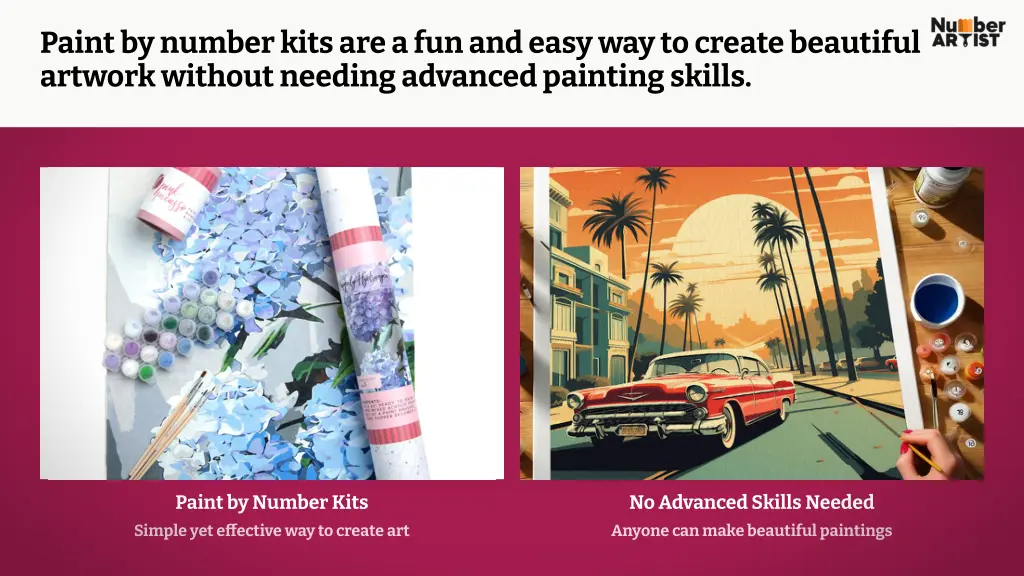 paint by number kits are a fun and easy