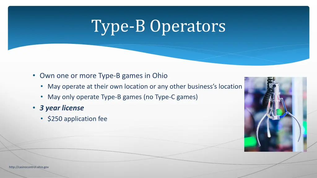 type b operators