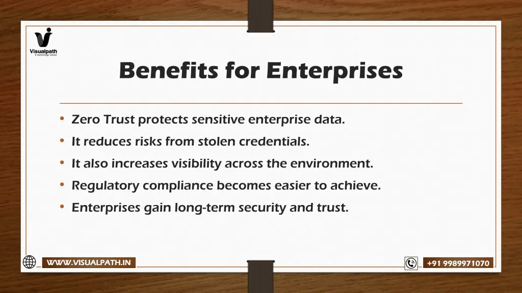benefits for enterprises