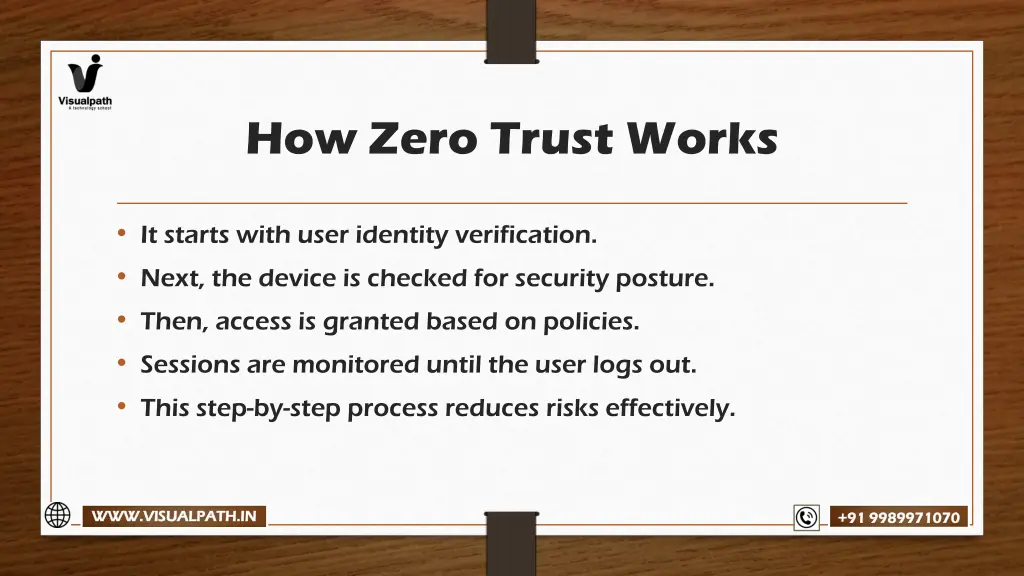 how zero trust works