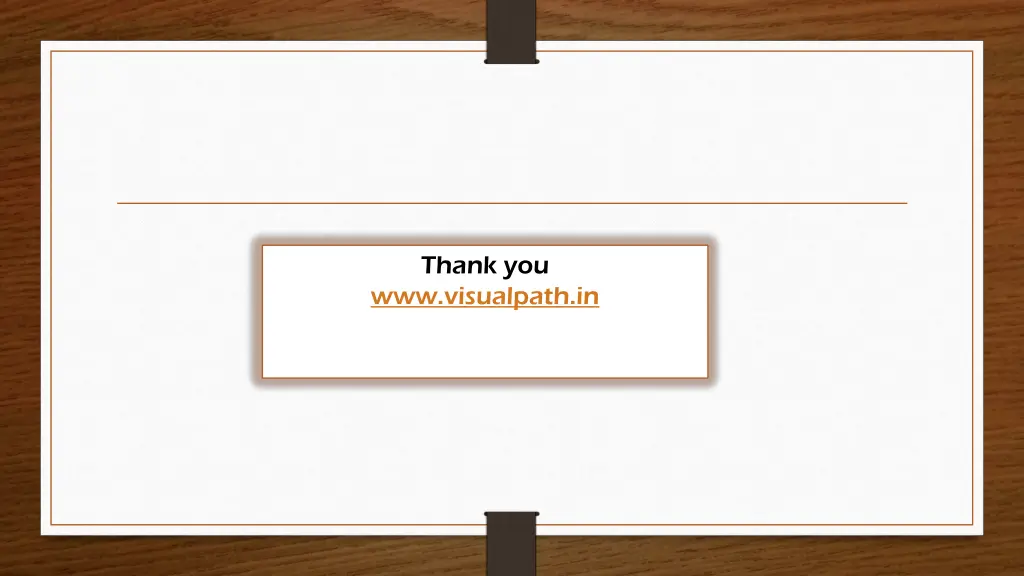 thank you www visualpath in