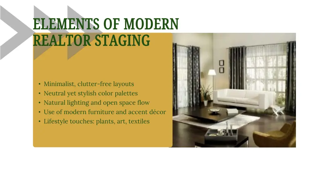 elements of modern elements of modern realtor