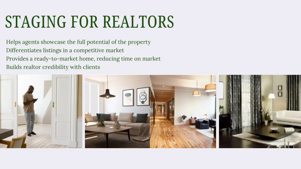 staging for realtors