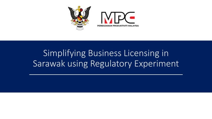 simplifying business licensing in sarawak using