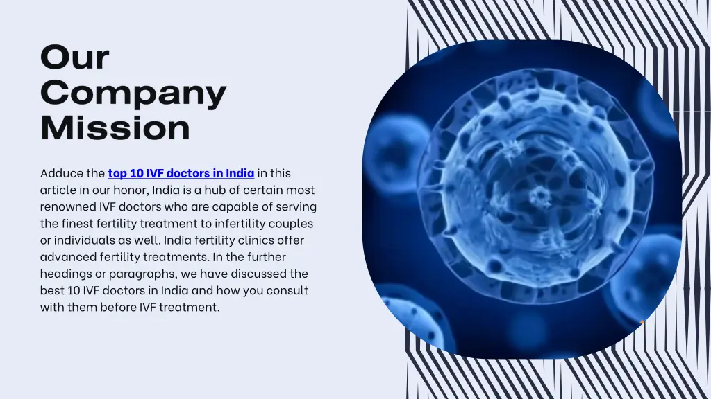 adduce the top 10 ivf doctors in india in this