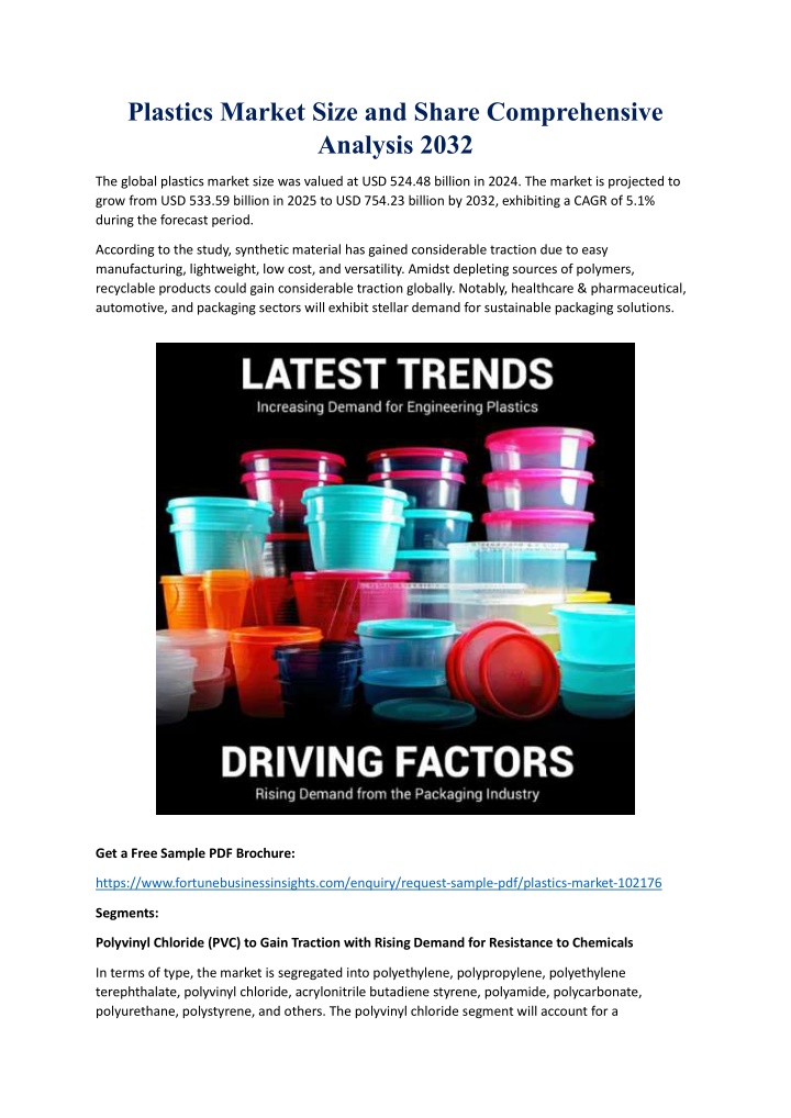 plastics market size and share comprehensive