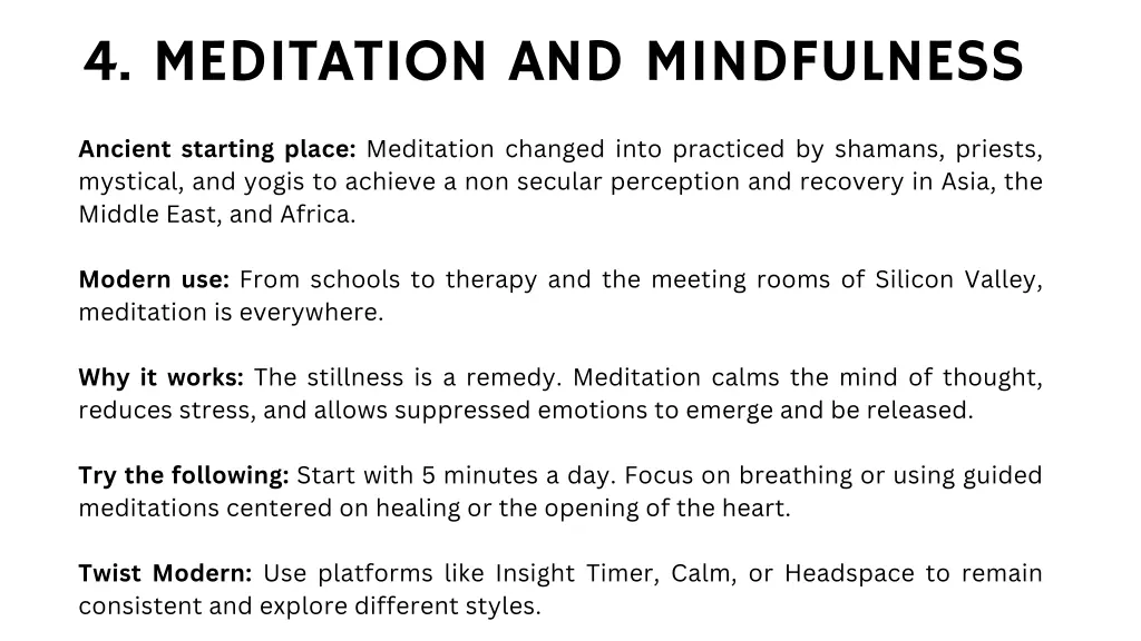 4 meditation and mindfulness